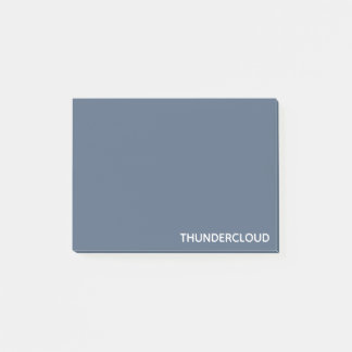 Notas Post-it® Thundercloud Blue-grey Colour Name