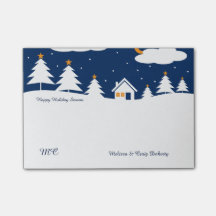 Tiempo azul blanco del navidad del invierno