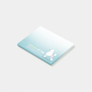 Notas Post-it® Tienda de alimentos de salón de baño para mascotas