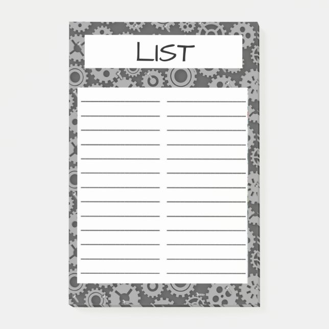 NOTAS POST-IT® TIENDA DE COMESTIBLES (Anverso)