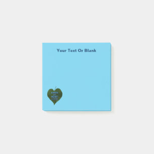 Notas Post-it® Tierra - Anagram del corazón