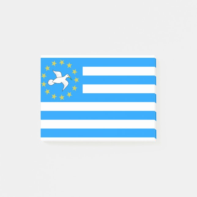 Notas Post-it® Tierra de Ambazonia - de Amba - bandera de (Anverso)