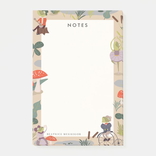 Notas Post-it® Tierra de ranas (Anverso)