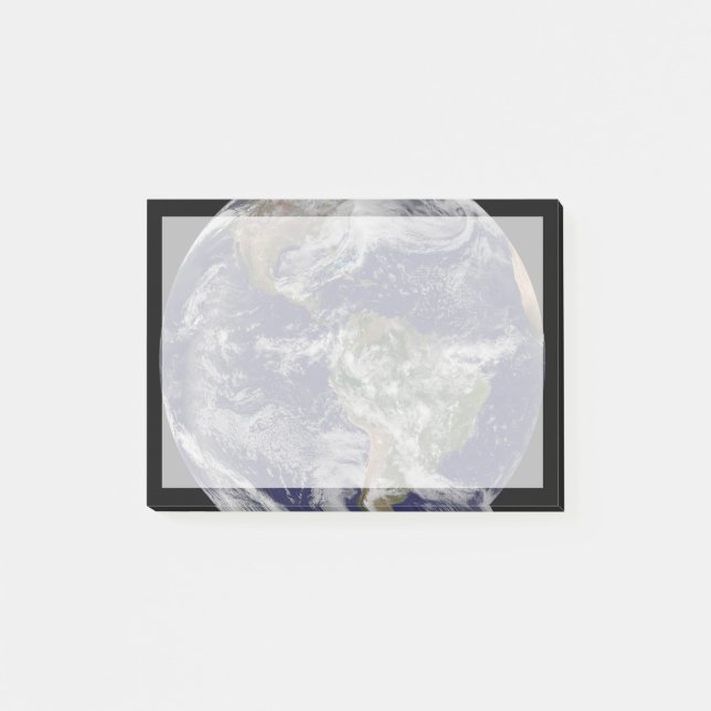 Notas Post-it® Tierra Llena Que Muestra Una Fuerte Tormenta De In (Anverso)