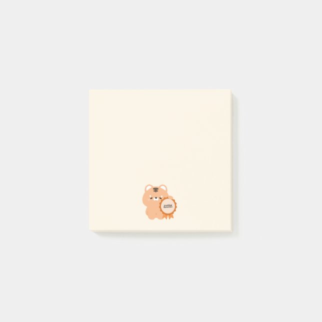 Notas Post-it® Tigre Quemado Certificado (Anverso)