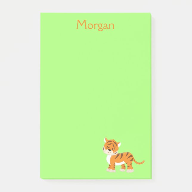 Notas Post-it® Tigre Safari (Anverso)