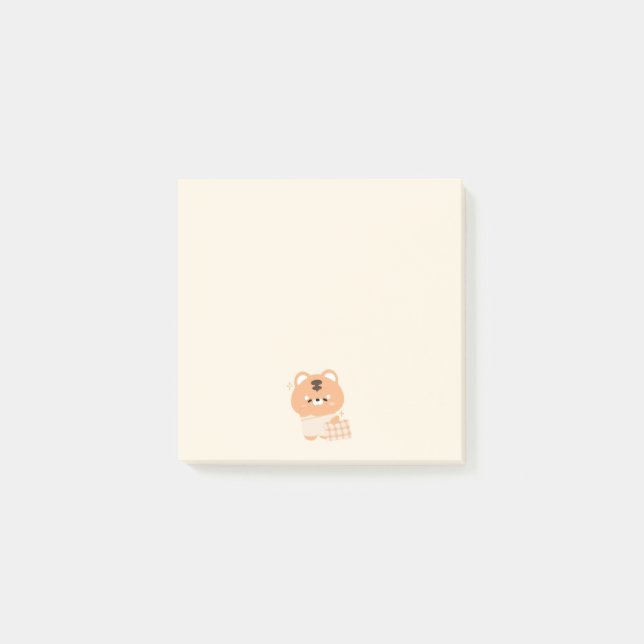 Notas Post-it® Tigre somnoliento (Anverso)