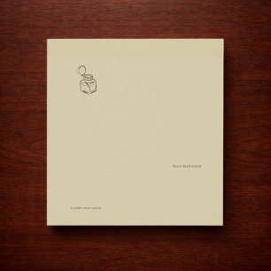 Notas Post-it® Tintero de Dark Academia – Biblioteca Vintage Mini