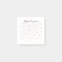 Notas Post-it® Tiny Pink Flowers Post-it® Notes Template