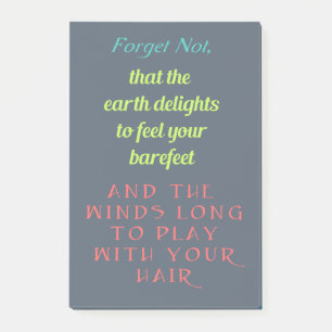 Notas Post-it® Tipografía de citas inspiradoras