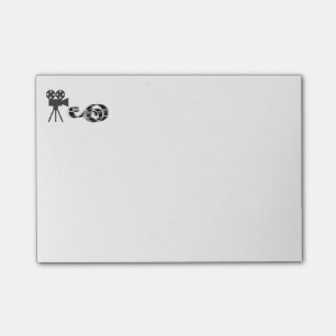Notas Post-it® Tira de película y cámara de película