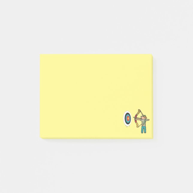 Notas Post-it® Tiro con arco (Anverso)