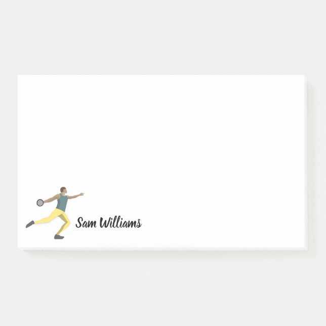 Notas Post-it® Tiroteo de Discus (Anverso)