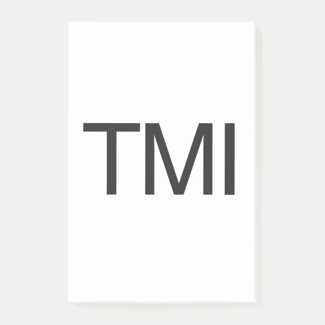 NOTAS POST-IT® TMI (Anverso)