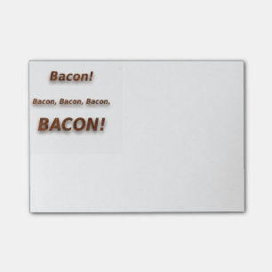 Notas Post-it® ¡Tocino! ¡Tocino, tocino, tocino, TOCINO!!!