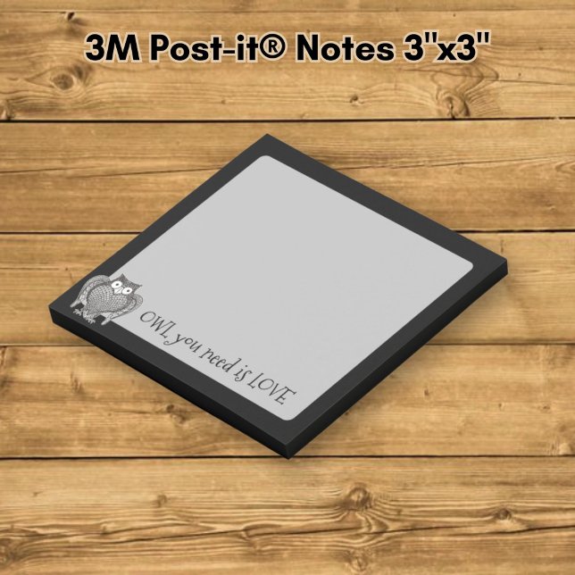 Notas Post-it® Todo lo que Necesitas Búho (Subido por el creador)