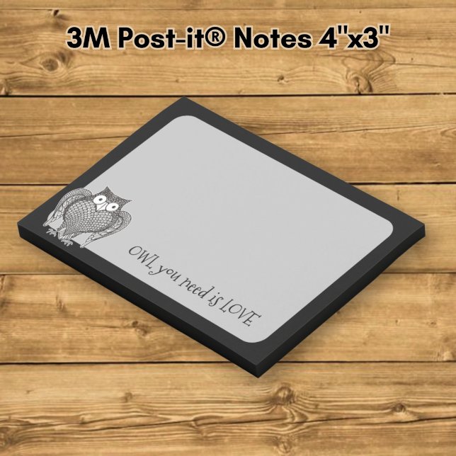 Notas Post-it® Todo lo que Necesitas Búho (Subido por el creador)