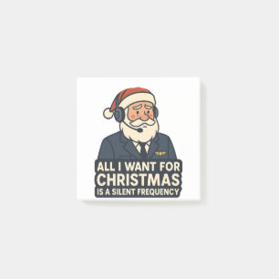 Notas Post-it® Todo lo que quiero para Navidad es una frecuencia