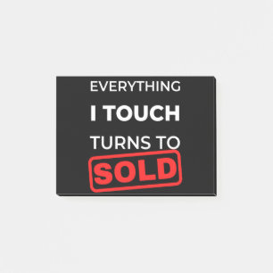Notas Post-it® Todo Lo Que Toco Se Vuelve Vendido