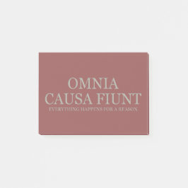 Notas Post-it® Todo sucede por una razón - luz