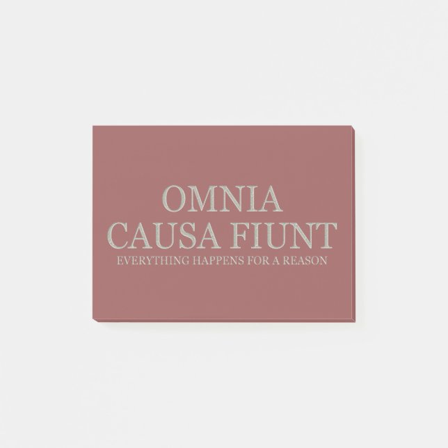 Notas Post-it® Todo sucede por una razón - luz