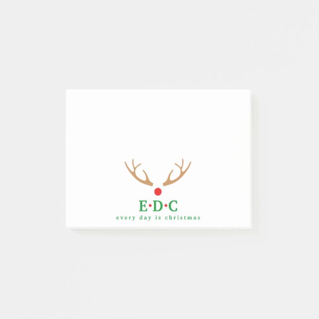 Notas Post-it® Todos los días es Navidad   (Anverso)