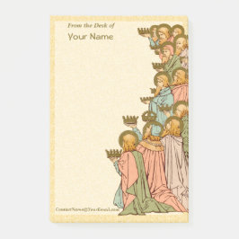 Notas Post-it® Todos los santos (RLS 19, detalle derecho) 4"x6"