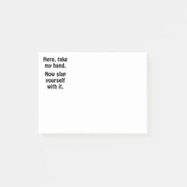 Notas Post-it® Toma, Toma Mi Mano