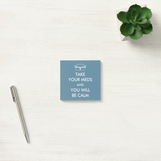 Notas Post-it® Toma Tus Métodos Y Estarás Tranquilos (Oficina)