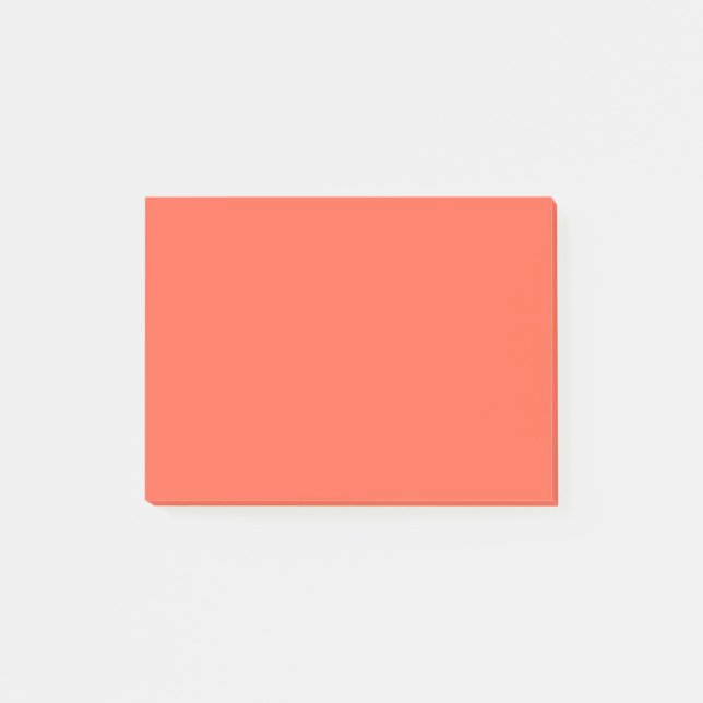 Notas Post-it® tomate color (Anverso)