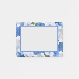 Notas Post-it® Tonos de las flores azules