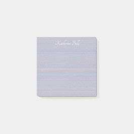 Notas Post-it® Tonos de Lavanda Raya Horizontal Texturizada