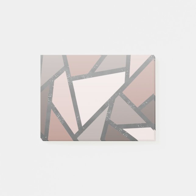 Notas Post-it® Tonos de vidrio de color marrón (Anverso)