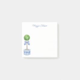 Notas Post-it® Topiary Chinoiserie Watercolor Bow
