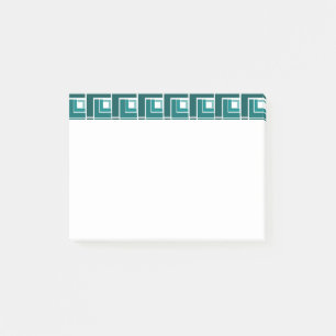 Notas Post-it® Topsy Turvy verde azulado