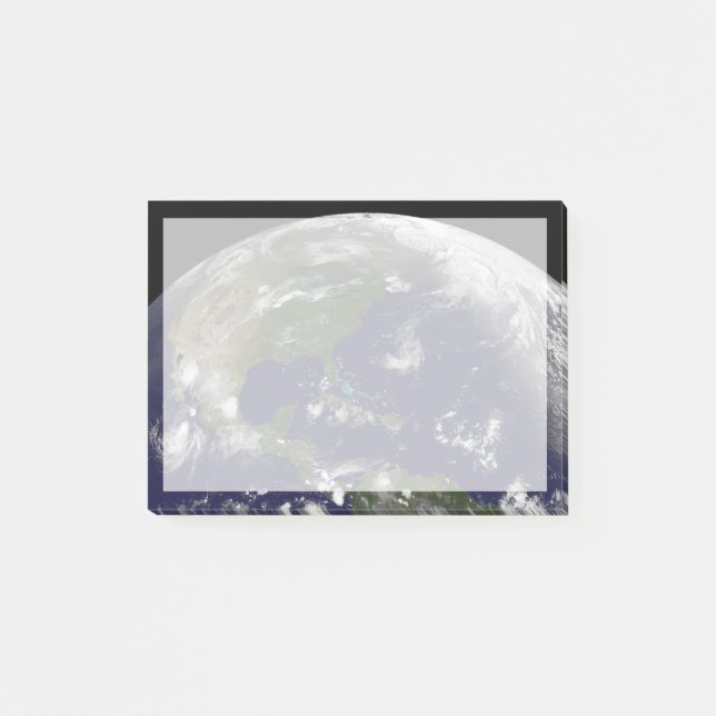 Notas Post-it® Tormentas Tropicales En El Planeta Tierra. (Anverso)