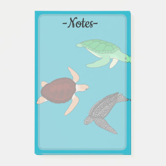 Notas Post-it® Tortugas Marinas