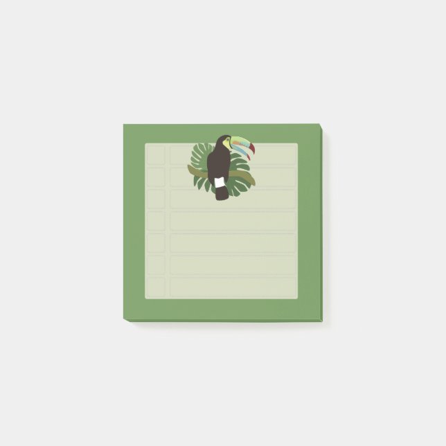 Notas Post-it® Toucan (Anverso)