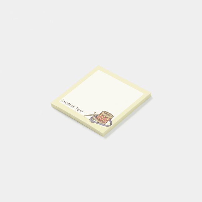 Notas Post-it® Toy Drum (En perspectiva)