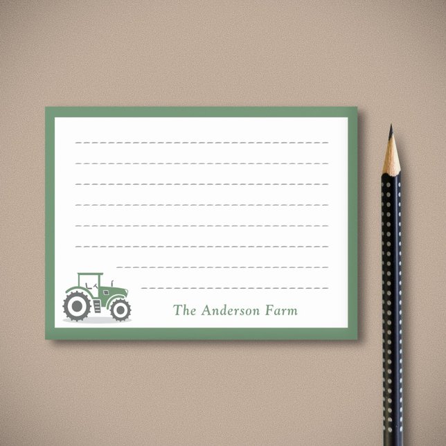 Notas Post-it® Tractor de granja (Farm Tractor Post-it Notes)