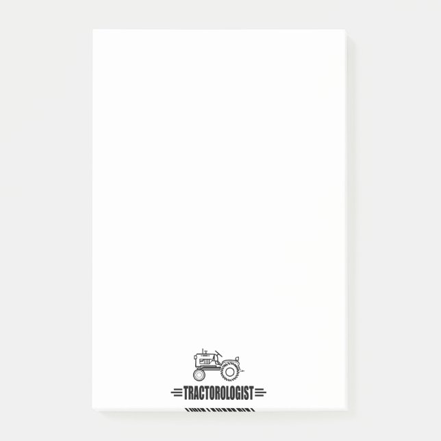 Notas Post-it® Tractor divertido (Anverso)