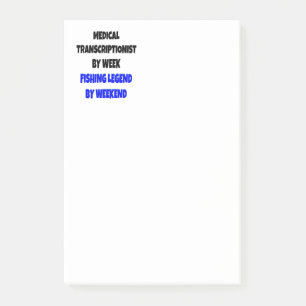 Notas Post-it® Traductor médico de leyenda de la pesca