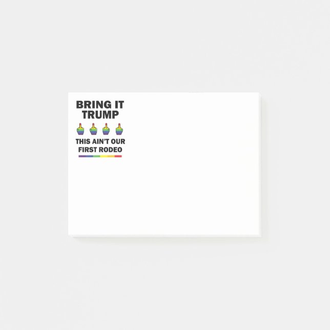 Notas Post-it® Traigan a Trump (Anverso)