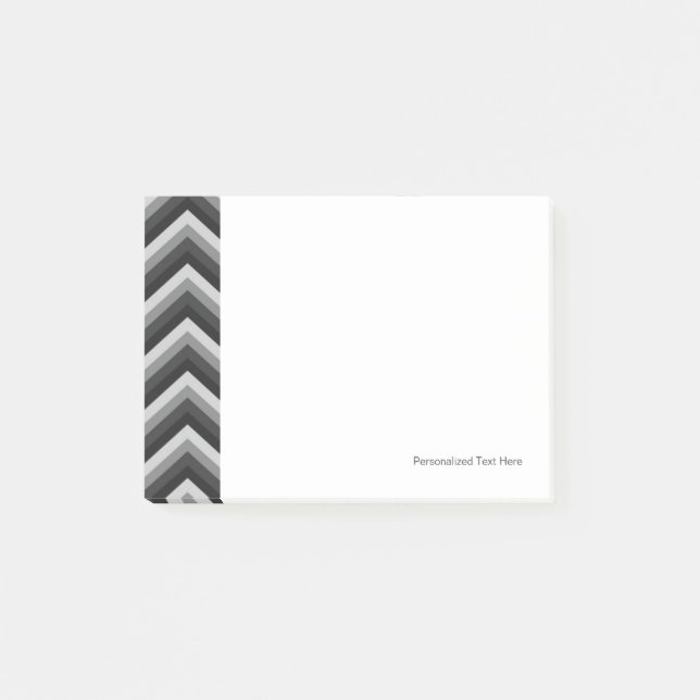 Notas Post-it® Trama Retro Zig Zag Chevron (Anverso)