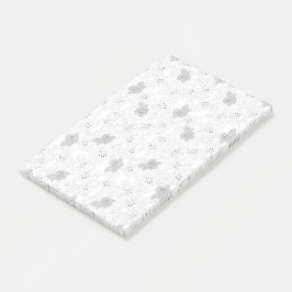 Notas Post-it® Transparent Grid Overlay – Editable PNG Texture