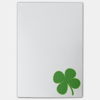 Notas Post-it® Trébol de Irlanda