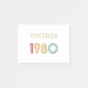 Notas Post-it® treinta y nueve años de 39.o de cumpleaños vintage