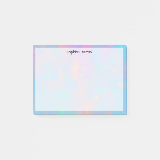Notas Post-it® Trendy Cute Pastel Abstract Custom (Anverso)