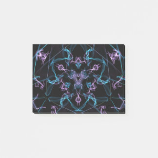 Notas Post-it® Triángulo morado y azul Mandala