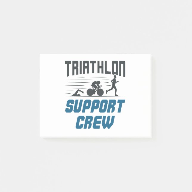 Notas Post-it® Triathlon Support Crew (Anverso)